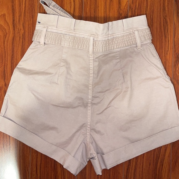 Abercrombie & Fitch Denim Paperbag Waist Shorts - Picture 3 of 3